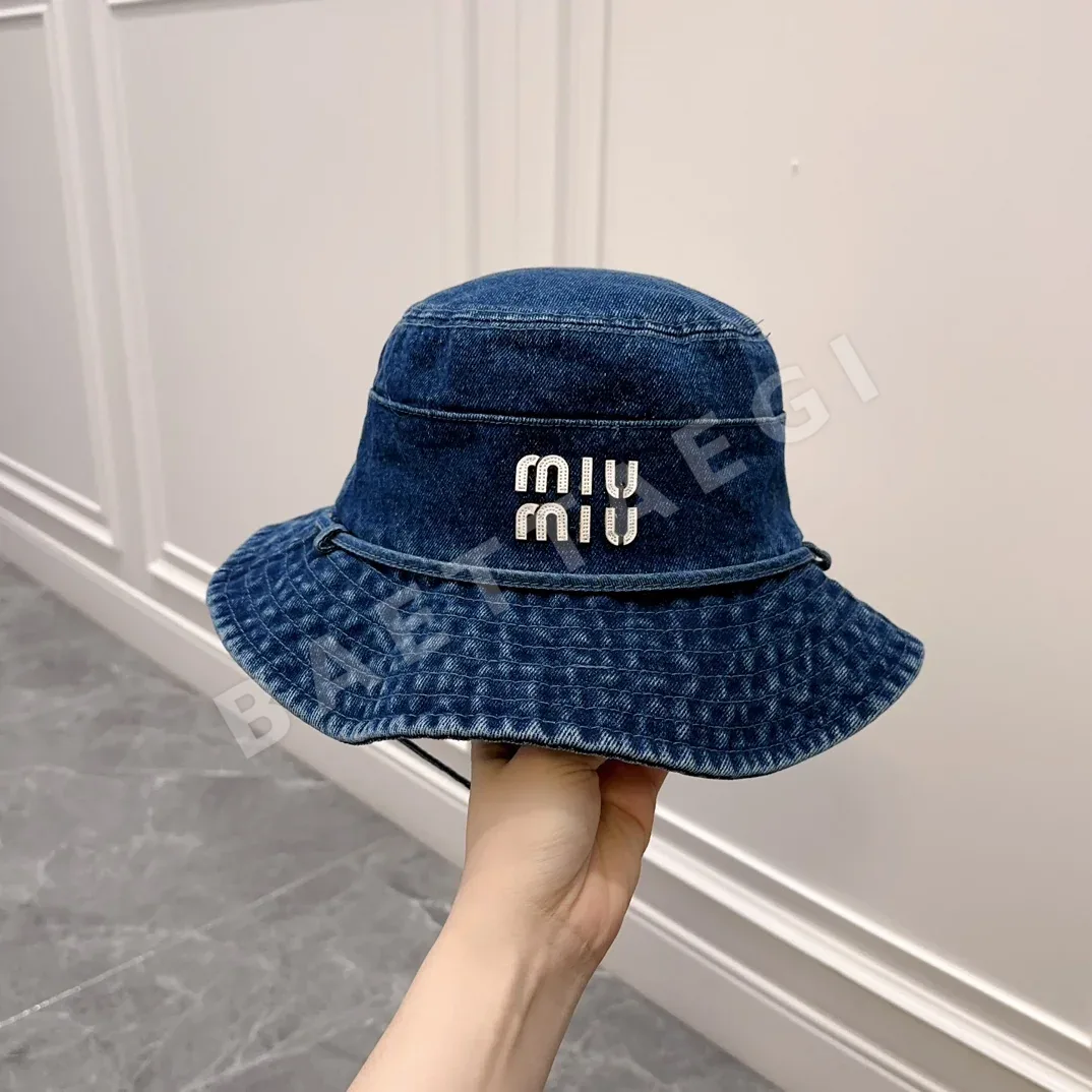 미우미우 데님 버킷햇 상세 이미지 4