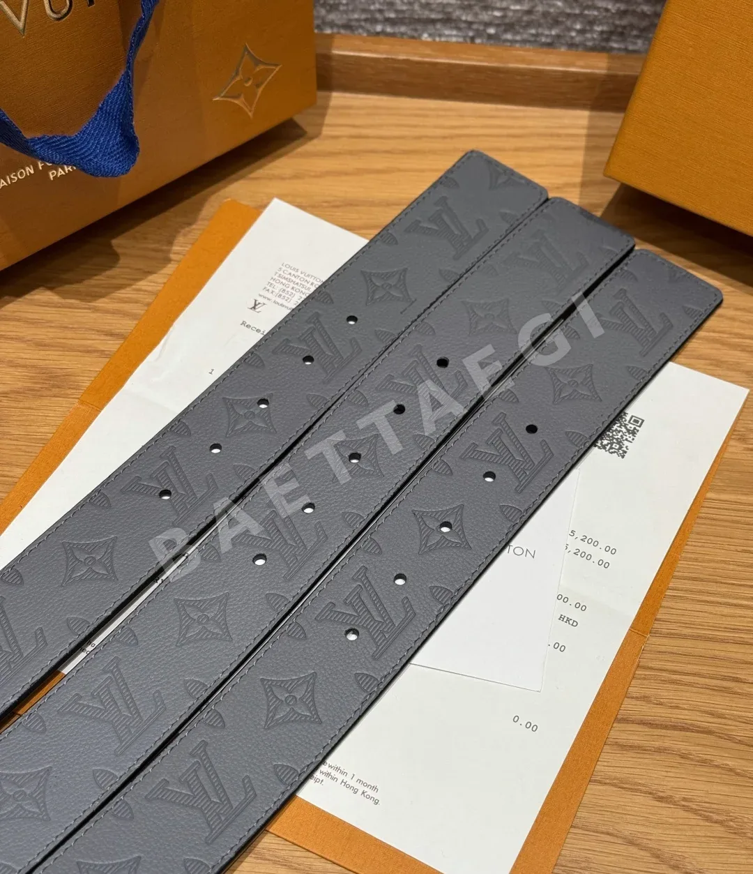 루이비통 이니셜 진주 40mm 양면 가죽 벨트 상세 이미지 6