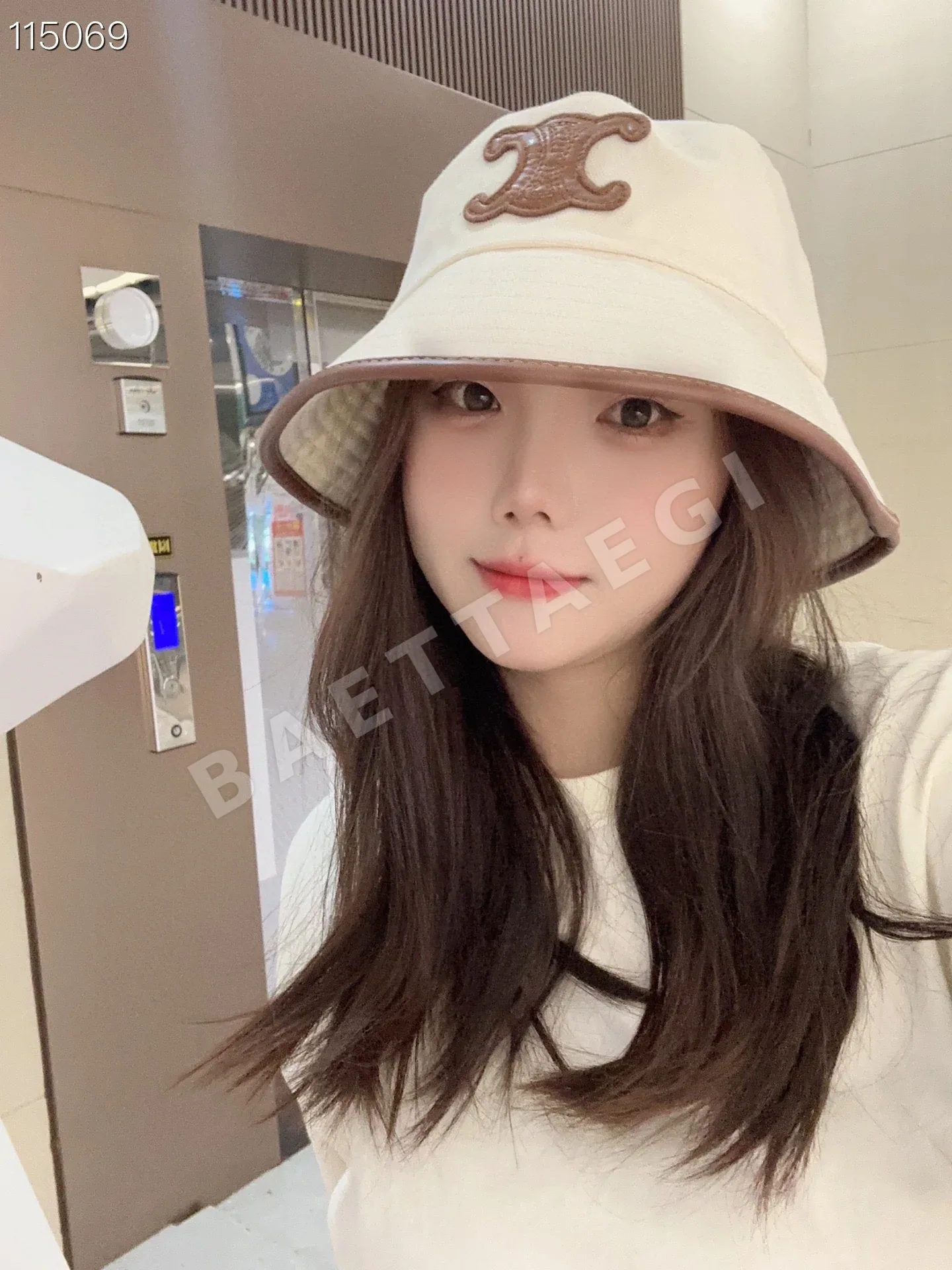 셀린느 뉴로고 버킷햇 모자 83150