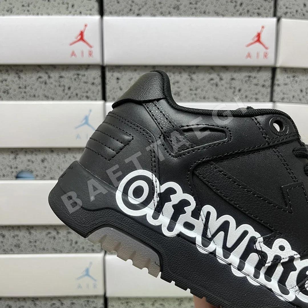 오프화이트 아웃 오브 오피스 OOO 로우 탑스 202413 Off White Out Of Office OOO Low Tops Black 상세 이미지 10