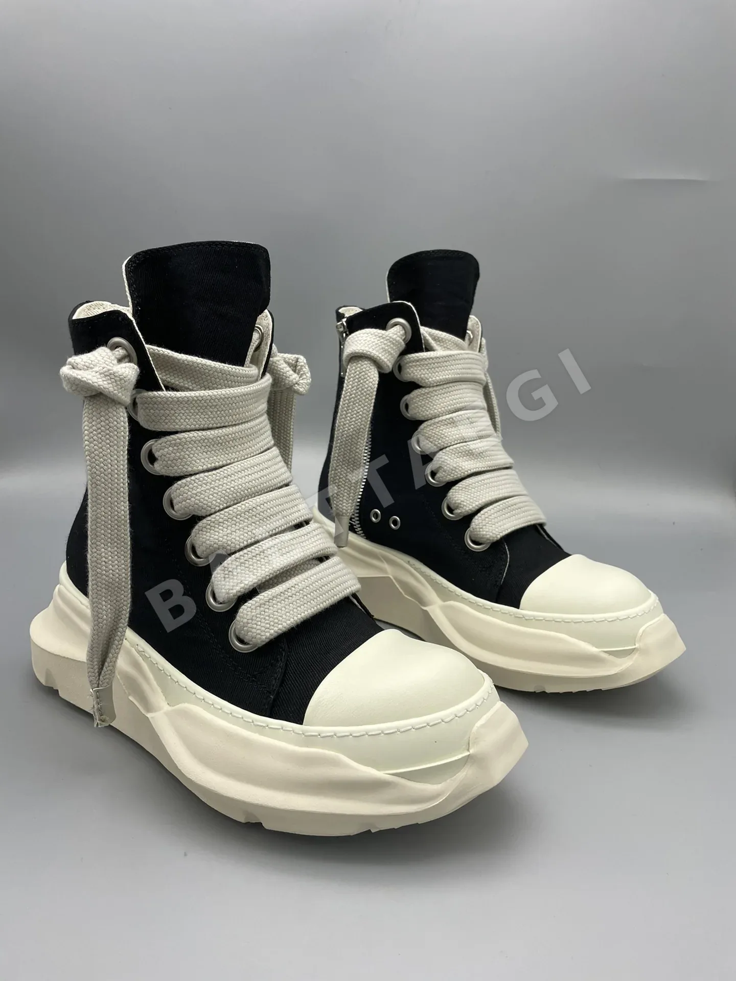 릭오웬스 하이탑 청키 레이스 더블솔 신발 상세 이미지 2