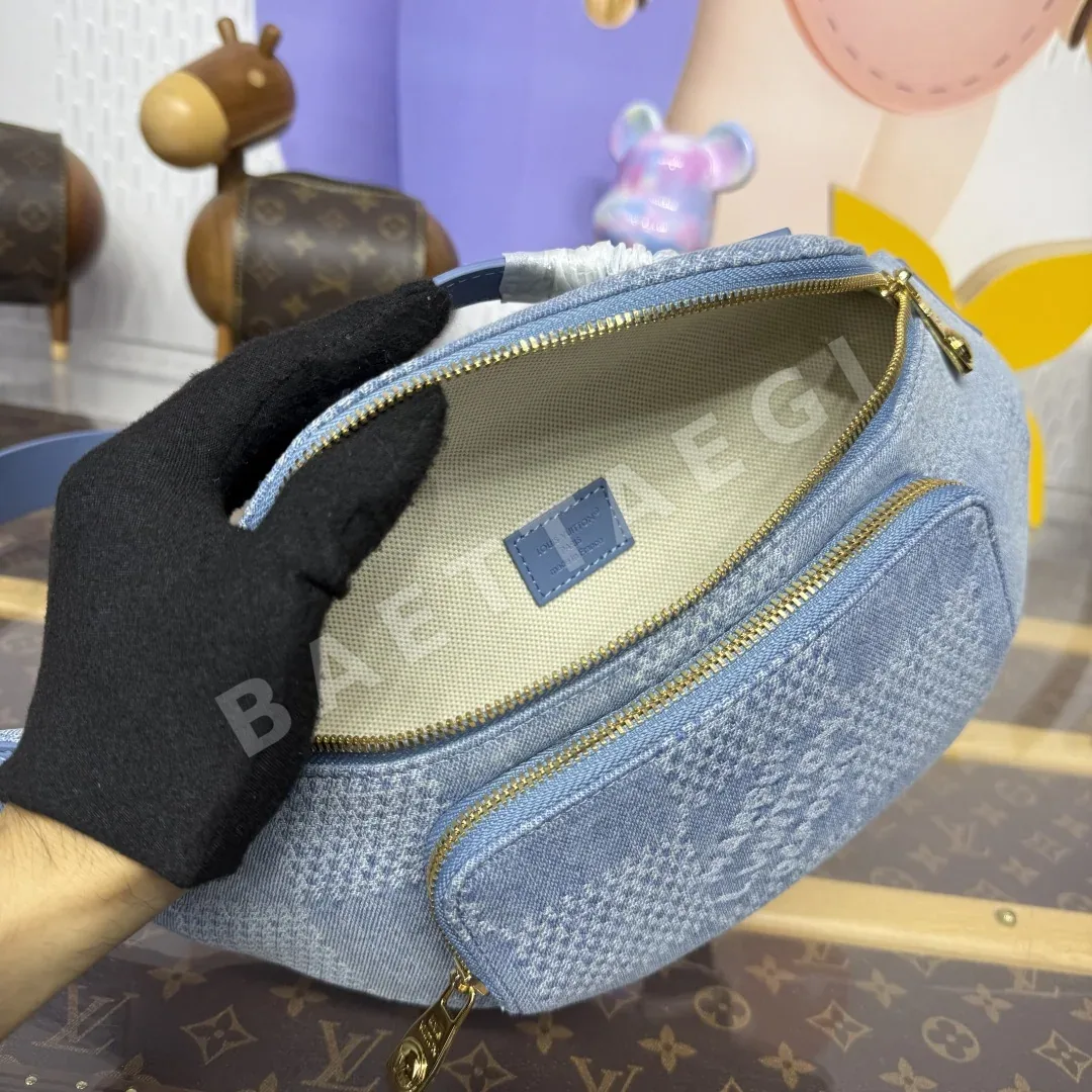 루이비통 데님 체크 러시 힙색 가방 N00205 상세 이미지 9