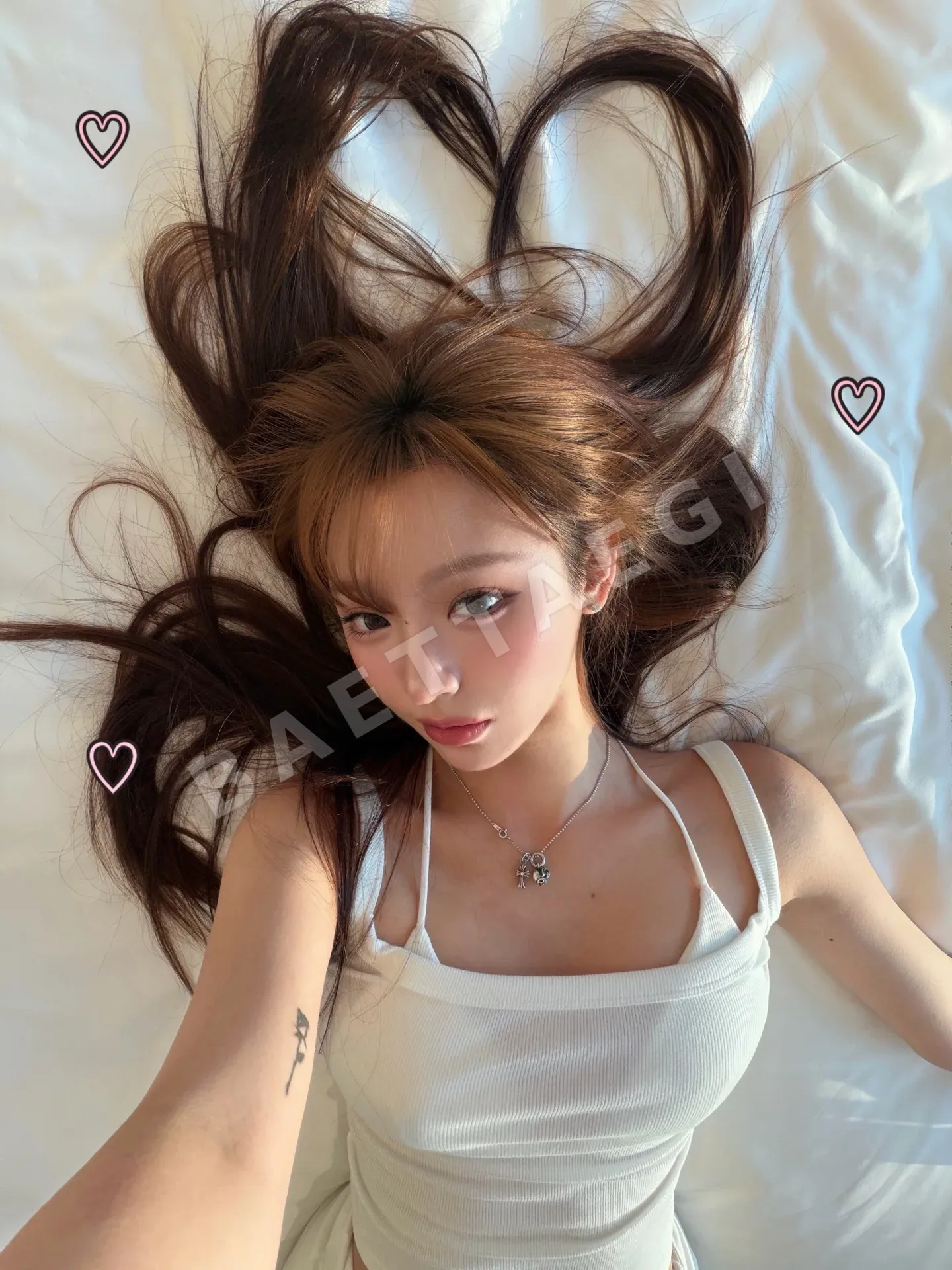 크롬하츠 덩굴 무늬 하트 펜던트 목걸이 상세 이미지 6