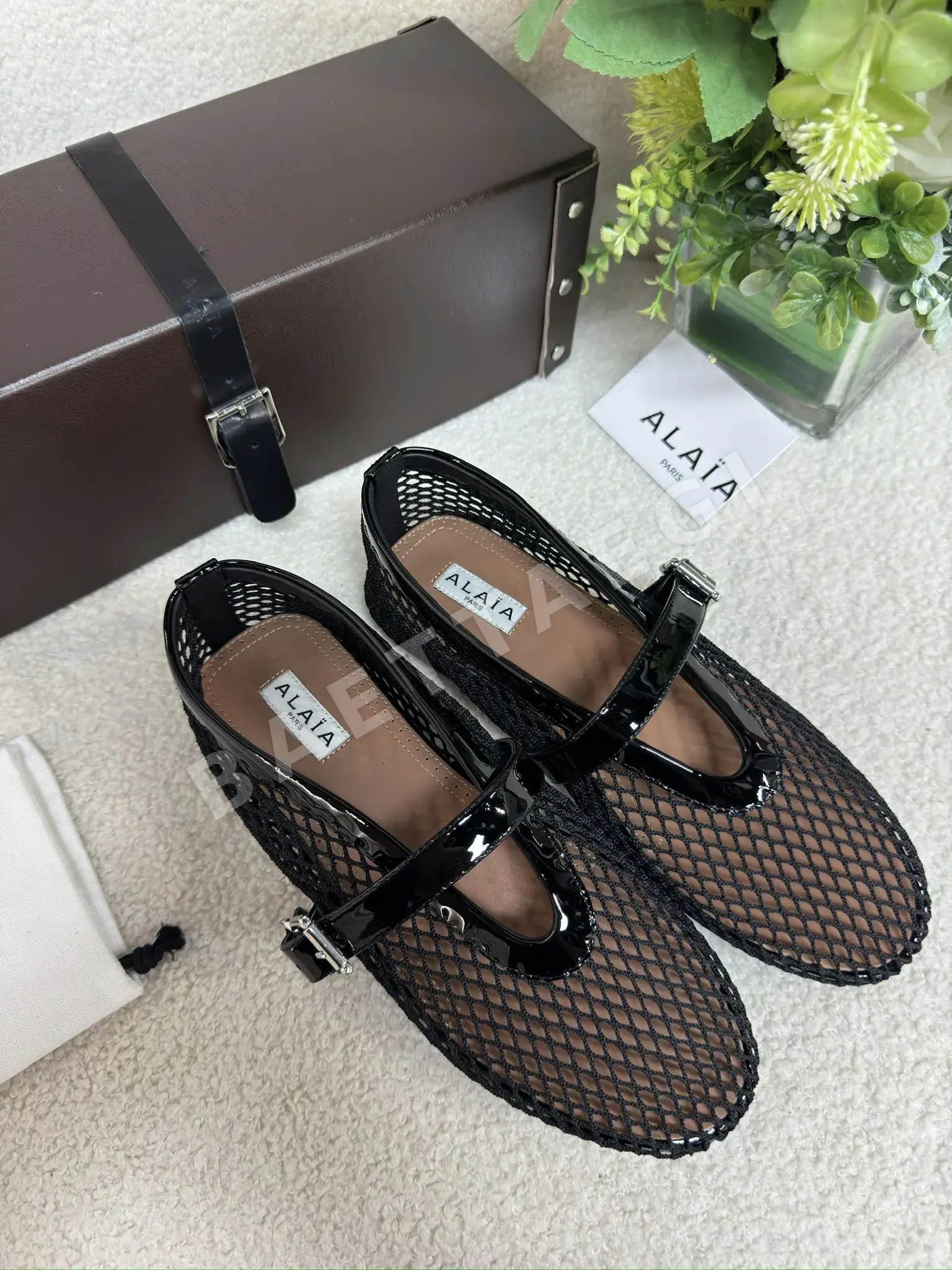 알라이아 원스트랩 로우컷 메시 로퍼 상세 이미지 9