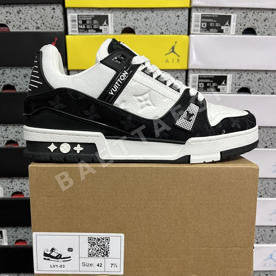 루이비통 [D1] 1 03 화이트 블랙 205825 Louis Vuitton 1-03