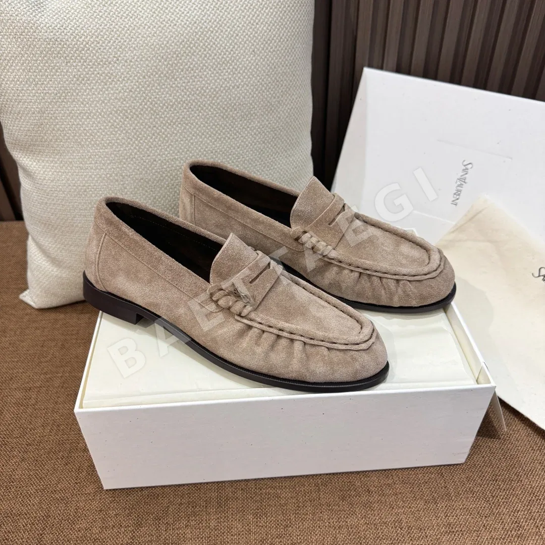 생로랑 로퍼 램스킨 YSL 로고 상세 이미지 2
