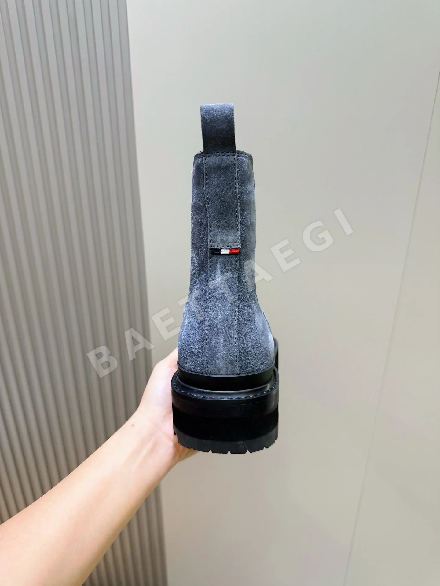 몽클레르 부츠 남성 가죽 하이탑 상세 이미지 6