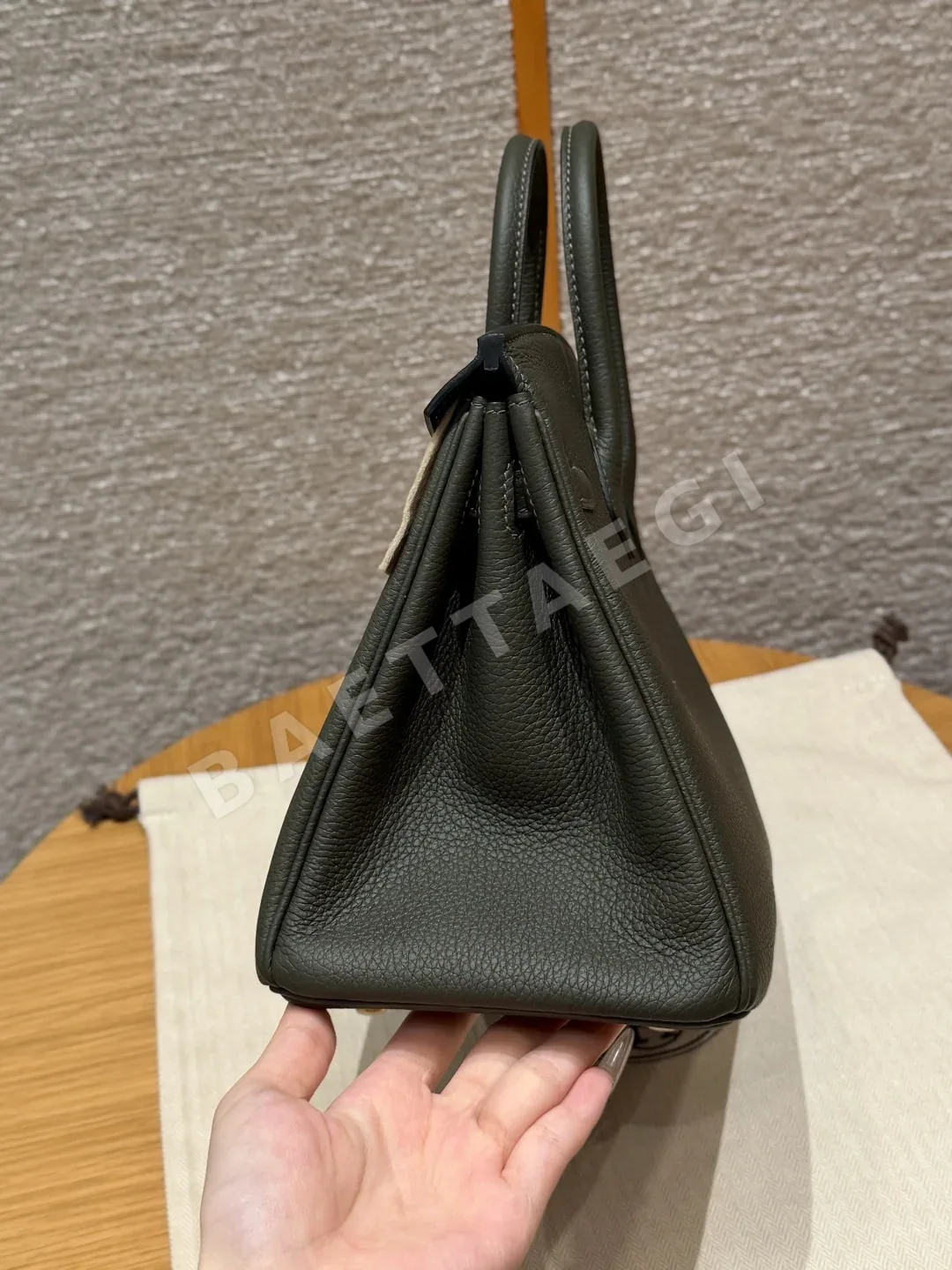 에르메스 버킨 25 토고 가죽 가방 상세 이미지 4