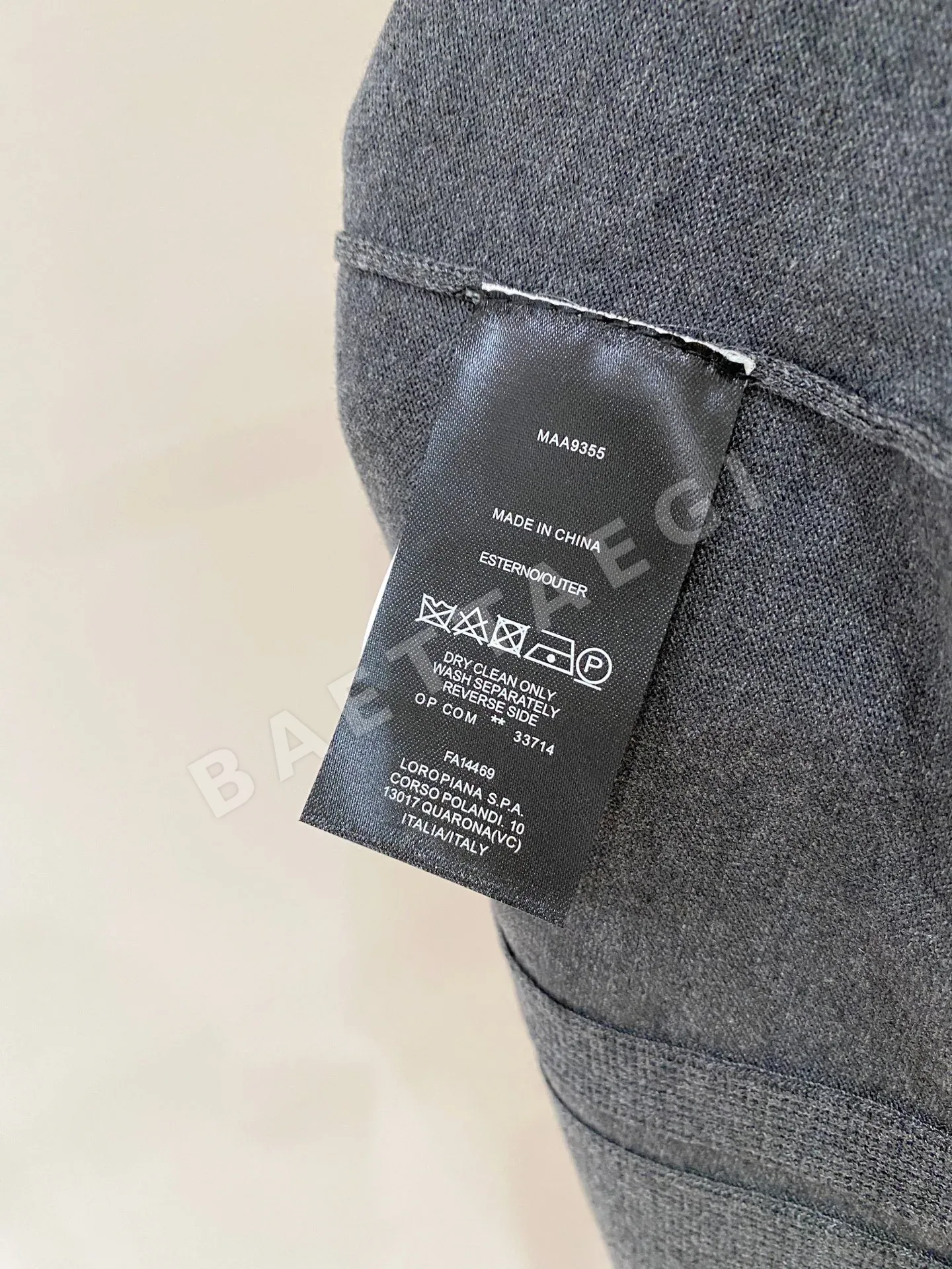 로로피아나 남성 린넨 혼방 반팔 티셔츠 상세 이미지 10