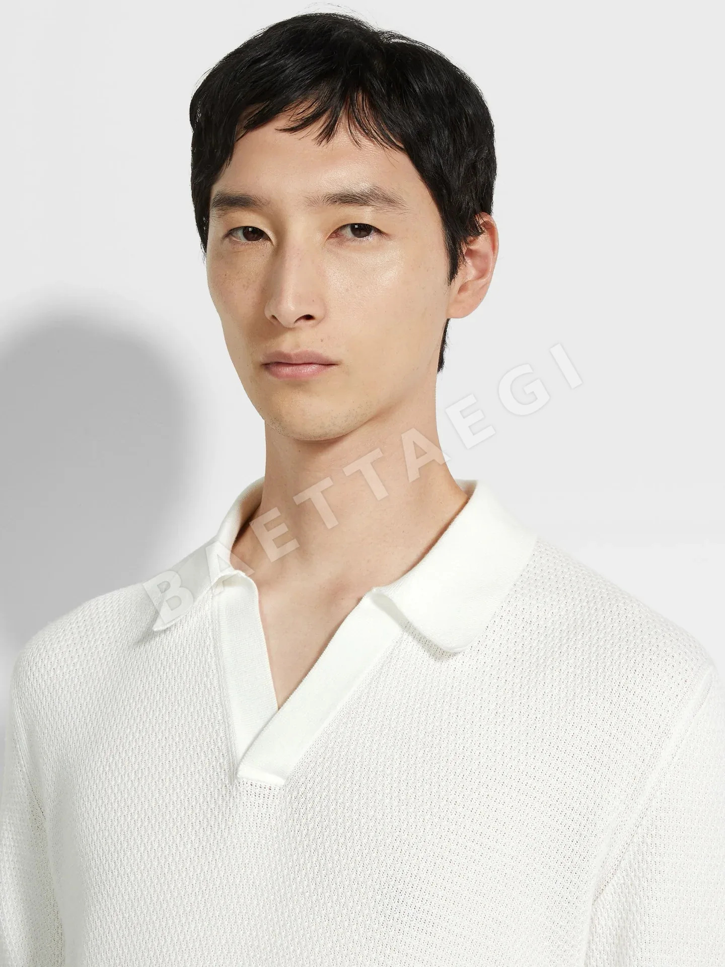 제냐 남성 린넨 혼방 반팔 티셔츠 상세 이미지 12