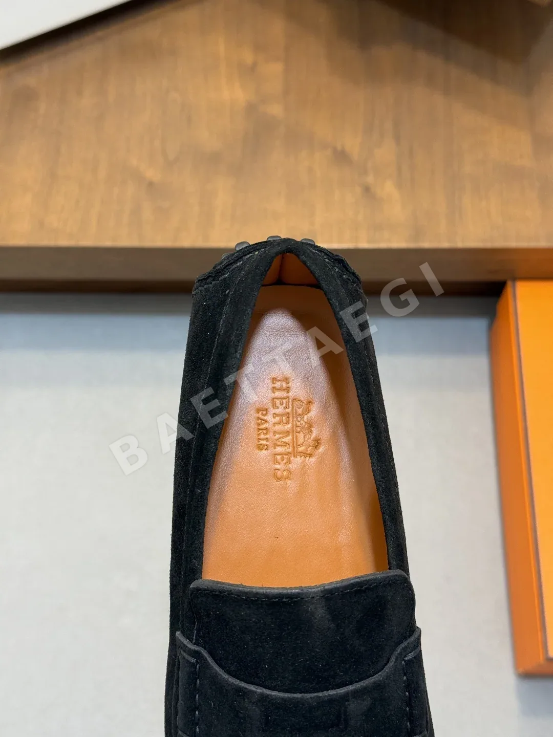 에르메스 손짠 소가죽 남성 신발 상세 이미지 7