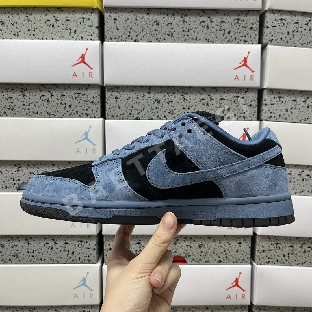 나이키 [AY] SB 덩크 로우 블루 블랙 HQ8487-400 201043 Nike SB Dunk Low Supreme 94 Ocean Fog 상세 이미지 3