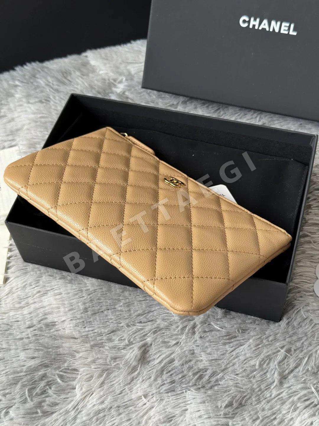 샤넬 캐비어 소가죽 퀼팅 코인 지갑 AP1071 상세 이미지 5