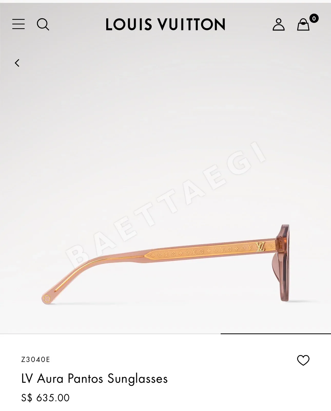 루이비통 선글라스 72900 Louis Vuitton Sunglasses 상세 이미지 12