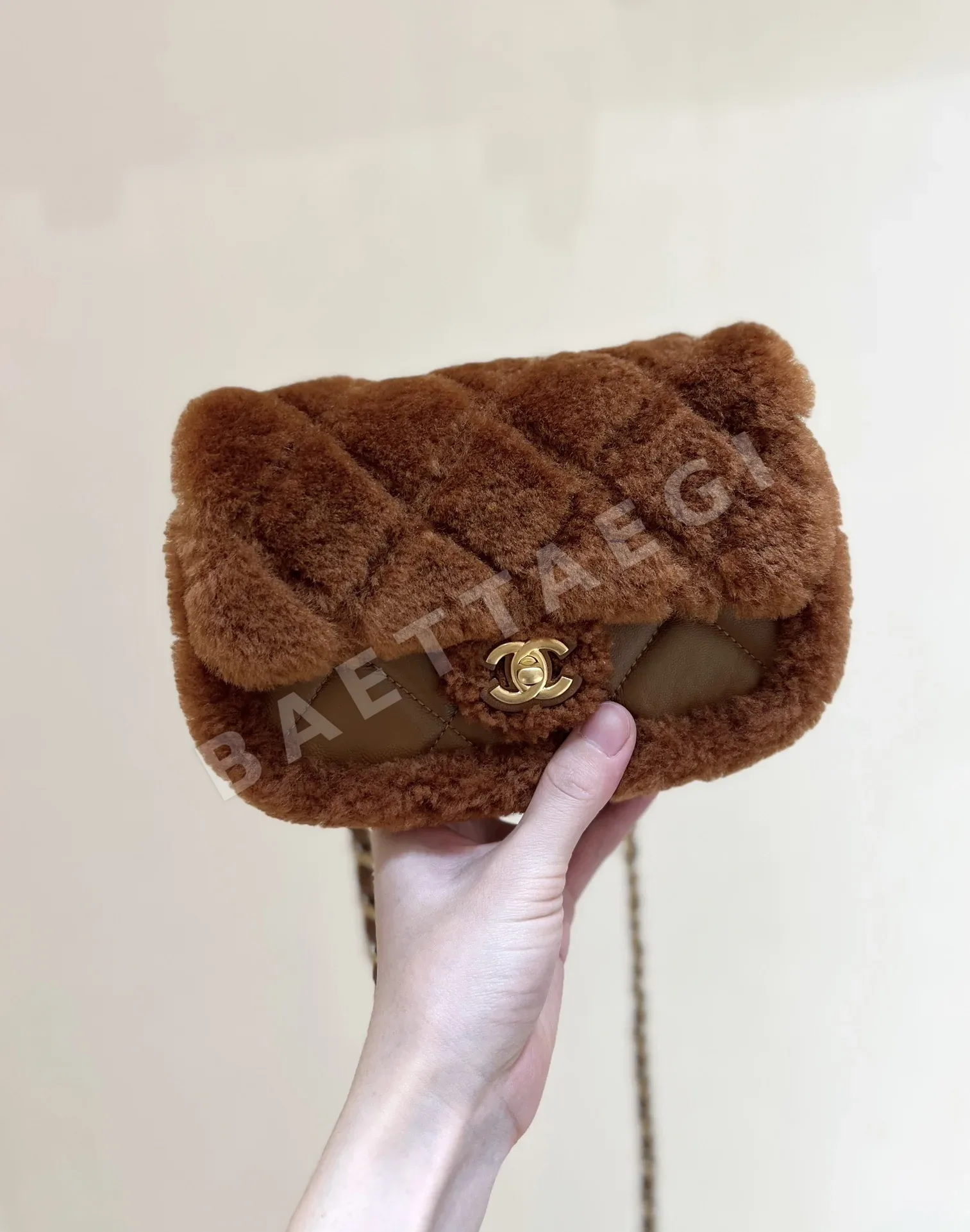 샤넬 24K 테디베어 봉제 인형 가방 AS5149
