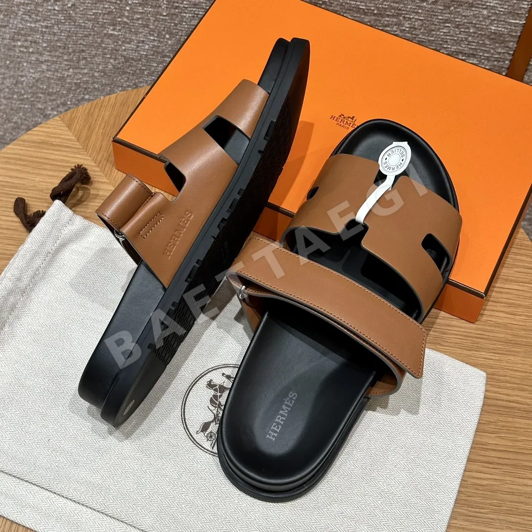 에르메스 시프레 샌들 내추럴 램스킨 앵클 스트랩 상세 이미지 3