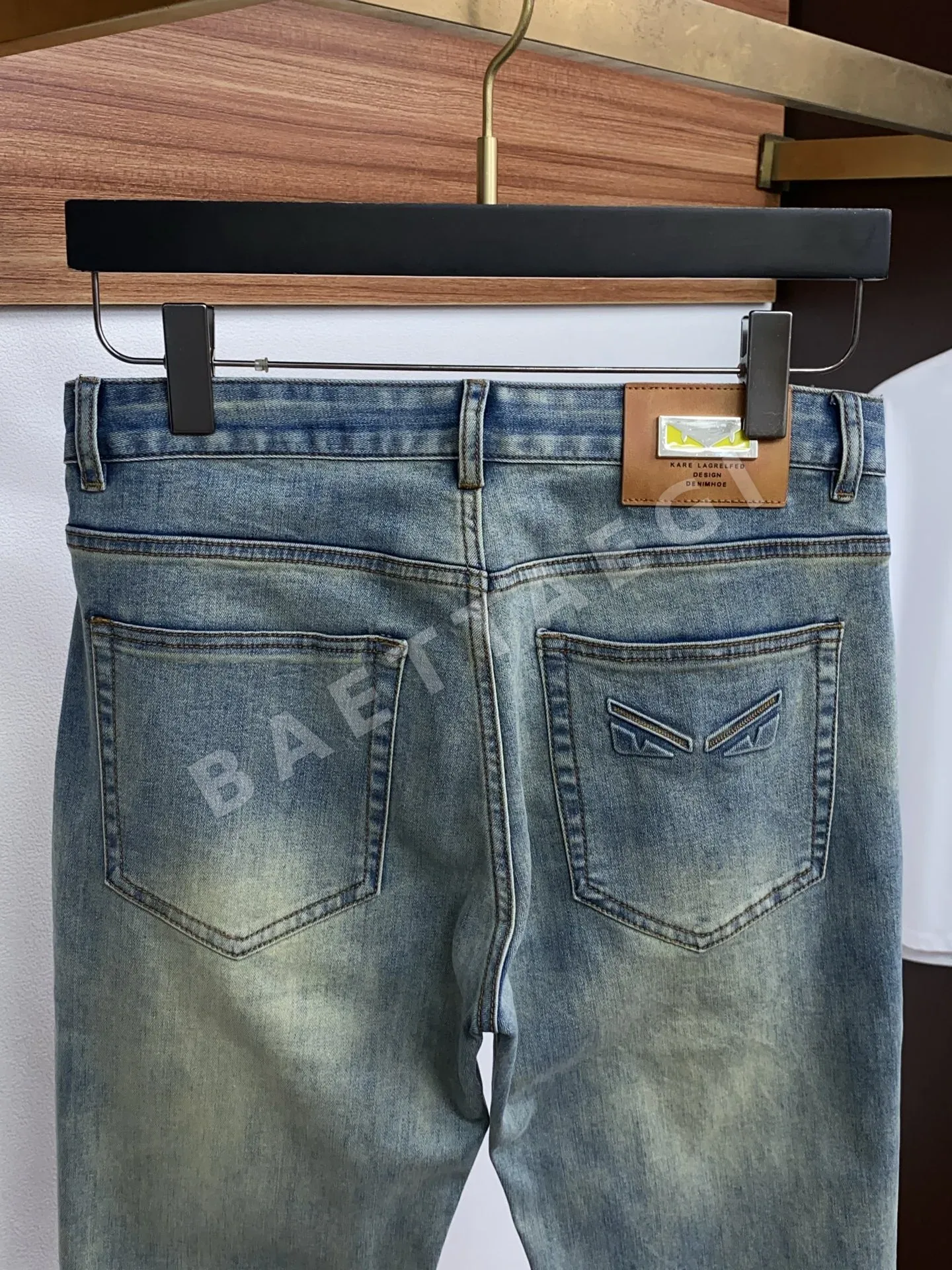 펜디 데님 남성 바지 상세 이미지 9