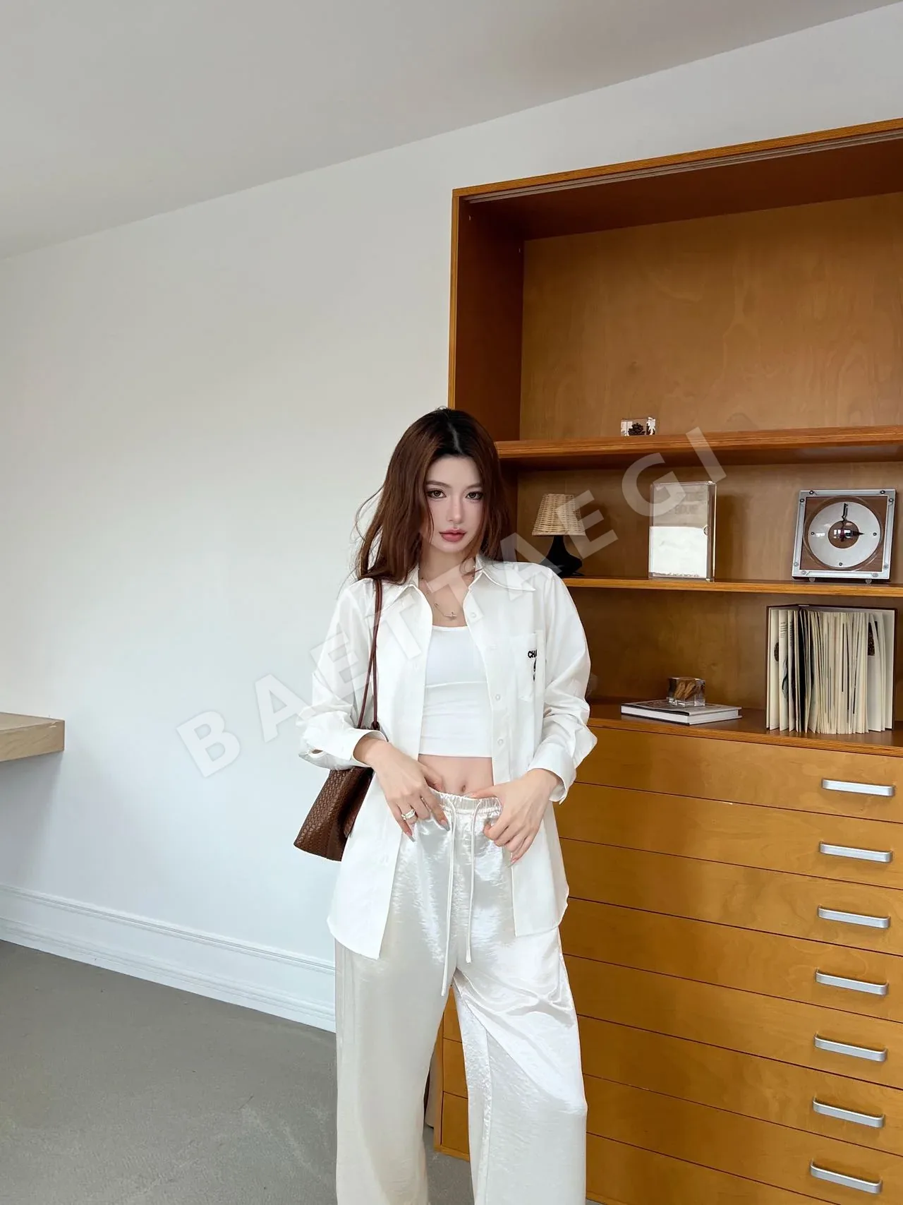 샤넬 여성 루즈핏 셔츠 상세 이미지 3