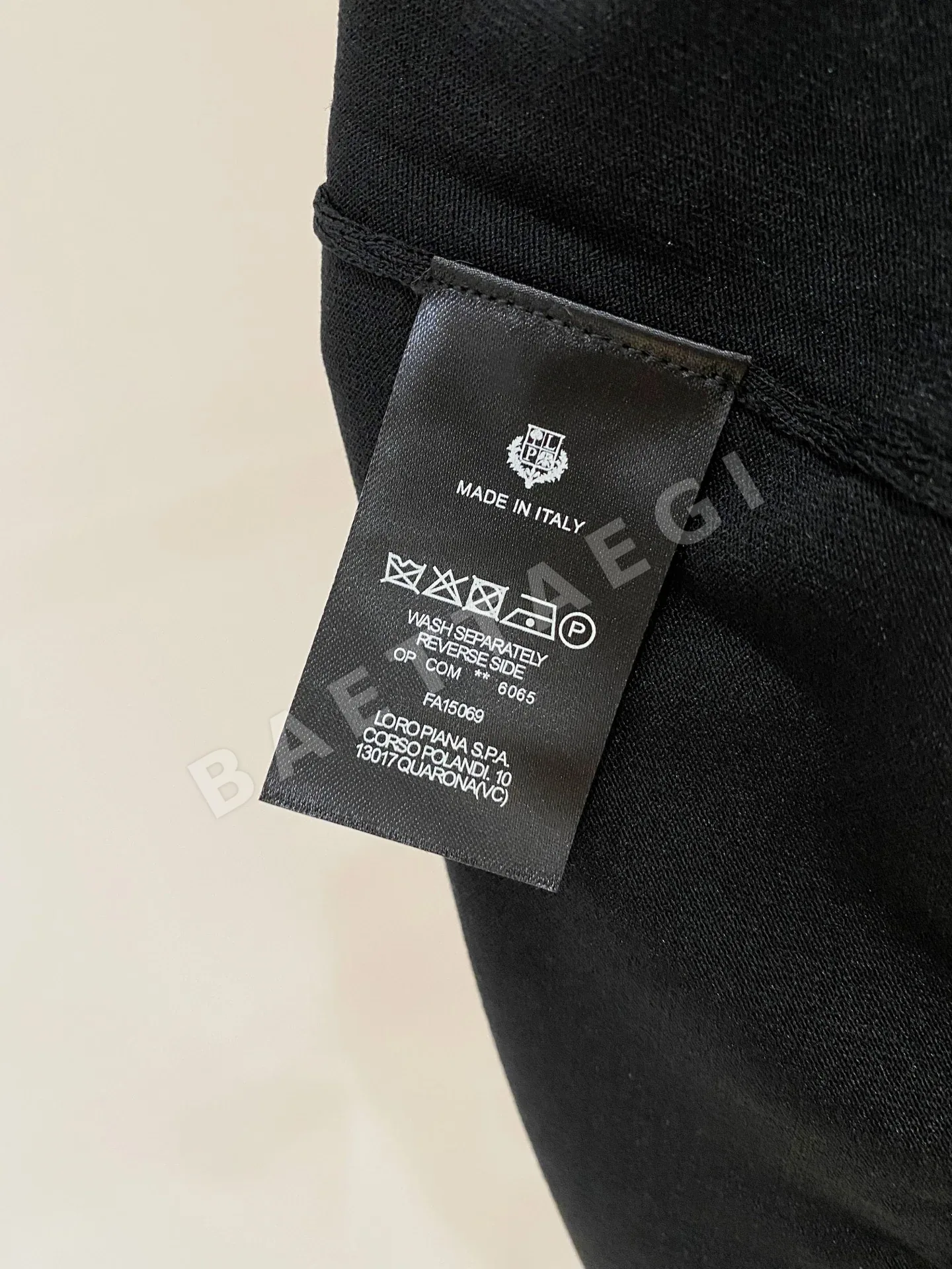 로로피아나 남성 린넨 반팔 티셔츠 상세 이미지 8