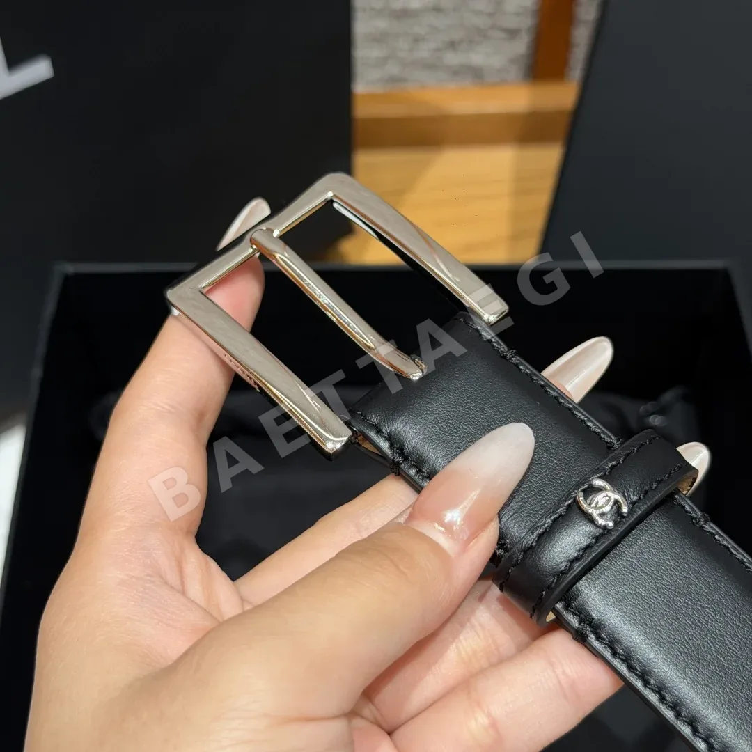 샤넬 30mm 가죽 벨트 상세 이미지 5
