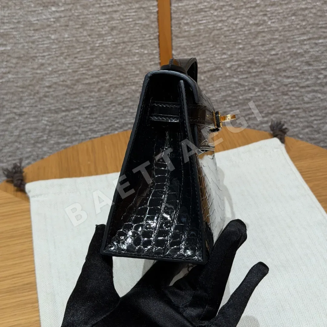 에르메스 켈리 블랙 미니 클러치 가방 상세 이미지 3