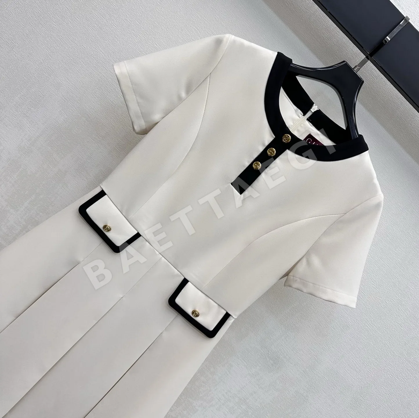 구찌 컬러 블록 카라 원피스 상세 이미지 2