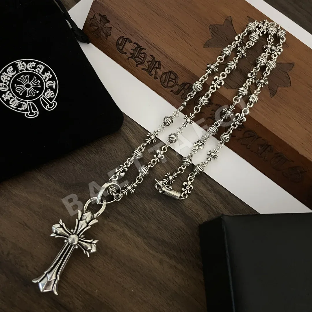 크롬하츠 레트로 크로스볼 목걸이 상세 이미지 8