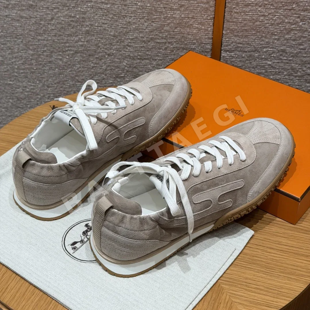 에르메스 제트 스니커즈 샌드 스웨이드 상세 이미지 2