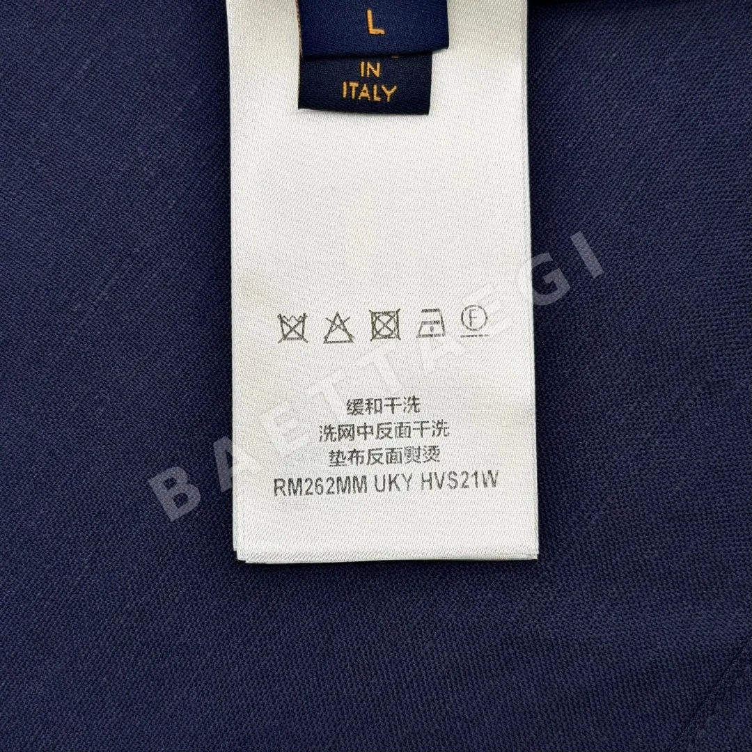 루이비통 실크 혼방 반팔 셔츠 상세 이미지 9