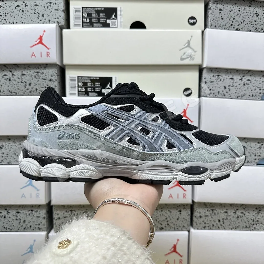 아식스 [WZ] 젤 NYC 1203A383-003 200381 Asics Gel-NYC Black Fjord Grey 상세 이미지 4