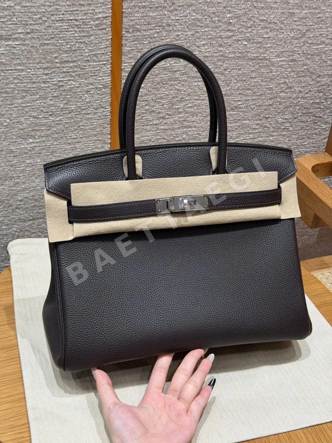 에르메스 버킨 30 토고 가죽 가방 164262