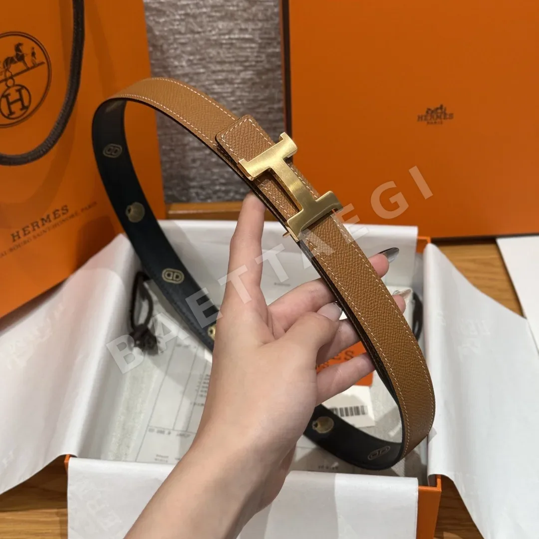 에르메스 양면 가죽 벨트 상세 이미지 4