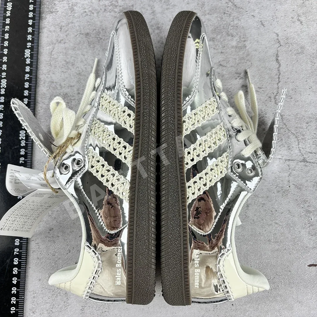 아디다스 [GOD] 삼바 IG8181 200850 Adidas Samba Wales Bonner Silver 상세 이미지 5