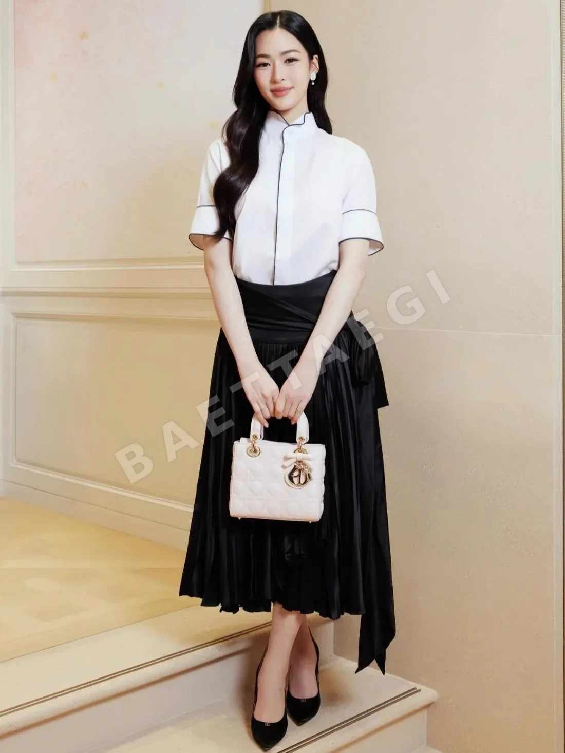 디올 여성 코튼 반팔 셔츠 레플리카 상세 이미지 2