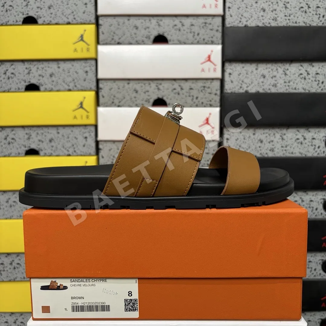 에르메스 [YX] 오렌지 205766 Hermes Chypre Sandal