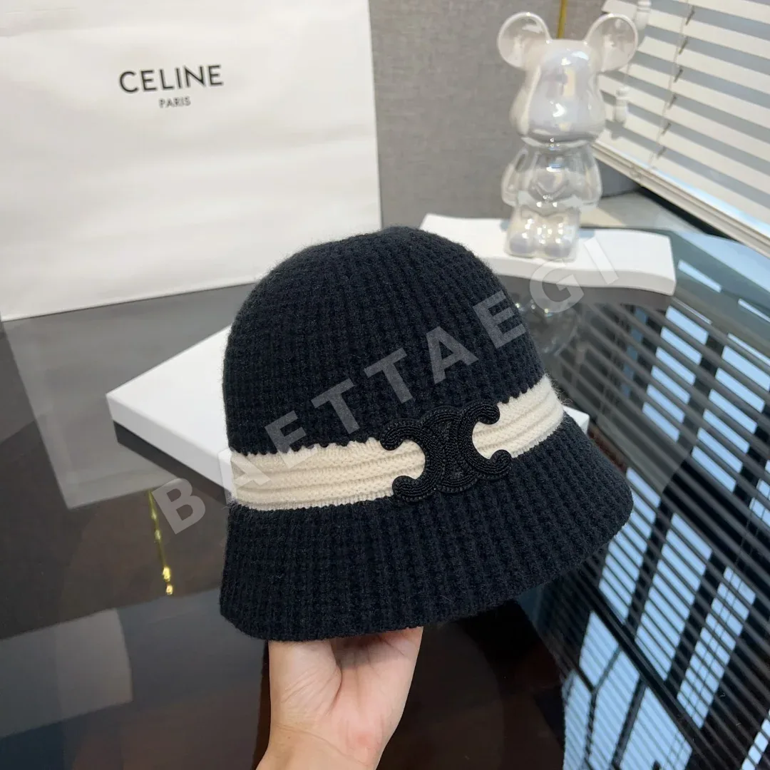 셀린느 와플 니트 버킷햇 상세 이미지 8