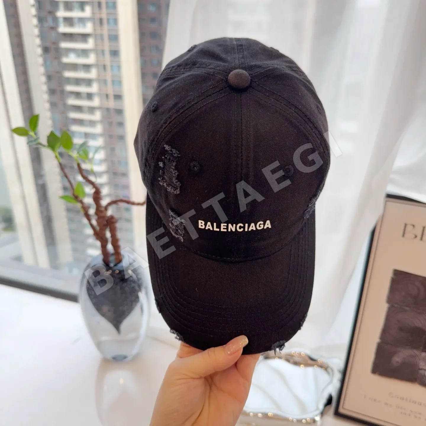 발렌시아가 모자 81705 Balenciaga Cap 상세 이미지 4