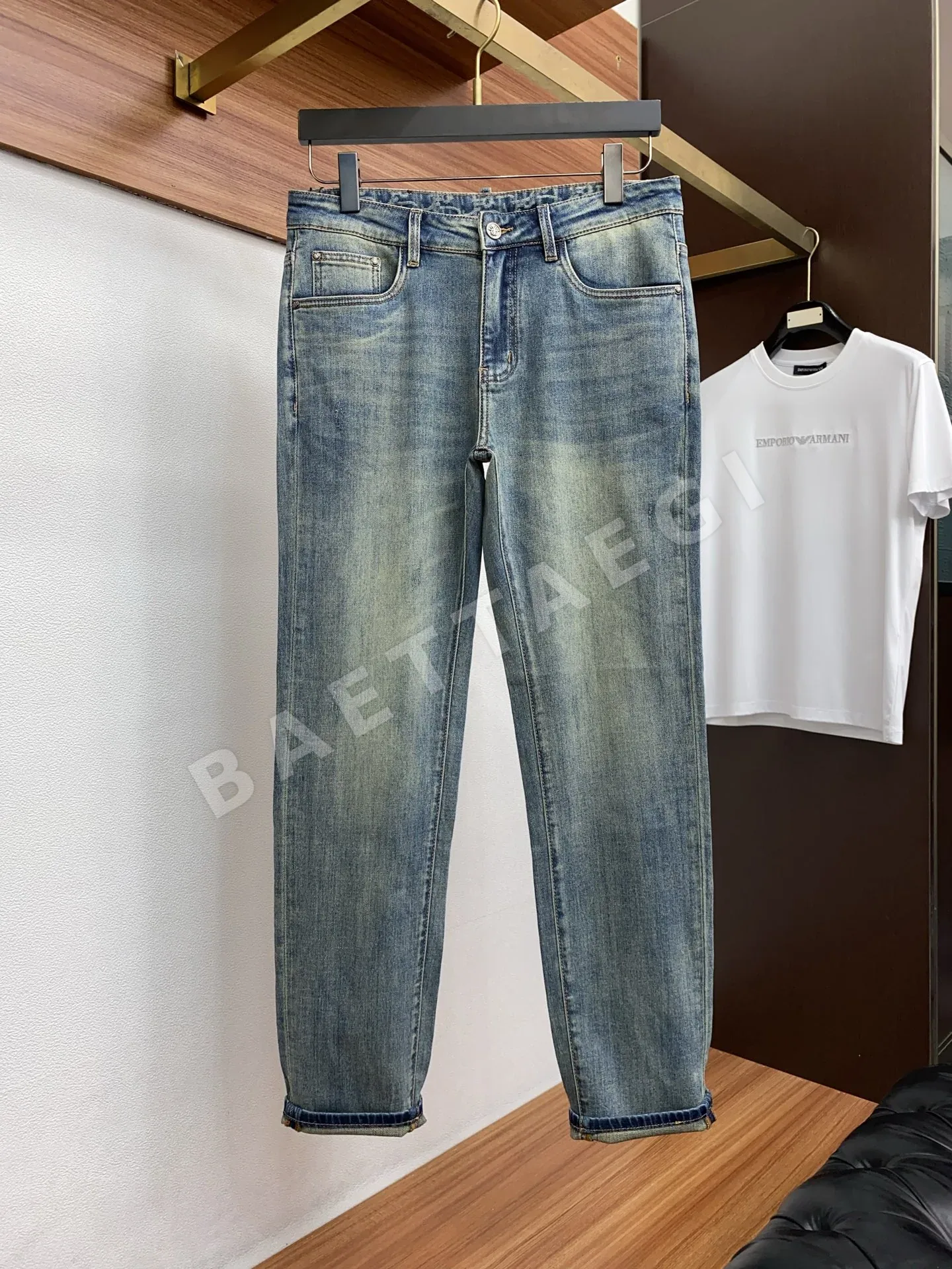 디올 커스텀 데님 청바지 상세 이미지 2