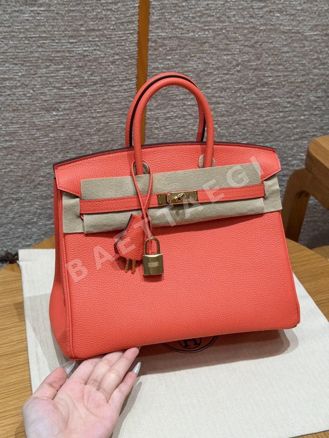 에르메스 버킨 25 토고 가죽 가방 144494