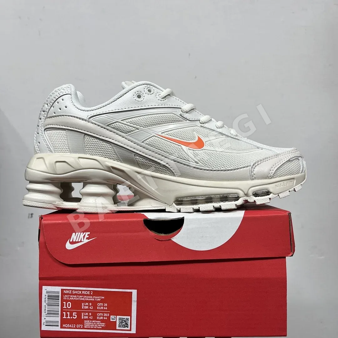 나이키 [WM] 샥스 HQ5412-072 201014 Nike Shox Ride 2 Light Bone Turf Orange