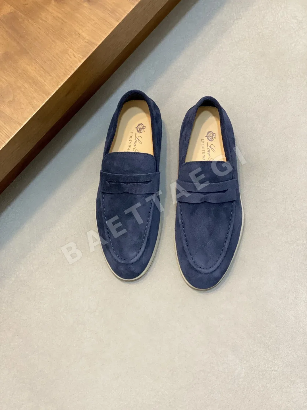 로로피아나 스웨이드 모카신 신발 80341