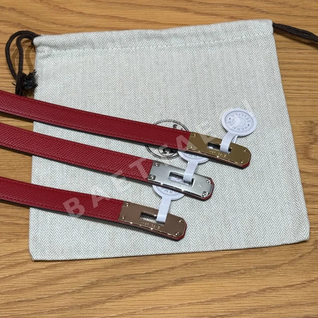 에르메스 켈리 팔라디움 버클 헌터 가죽 벨트 상세 이미지 6