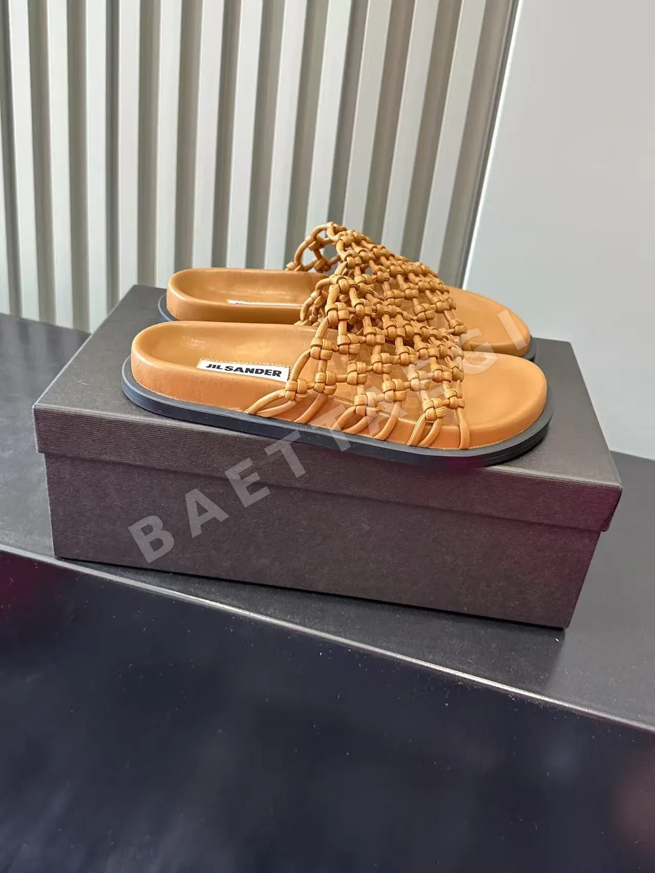 질샌더 피쉬넷 메시 로퍼 75091