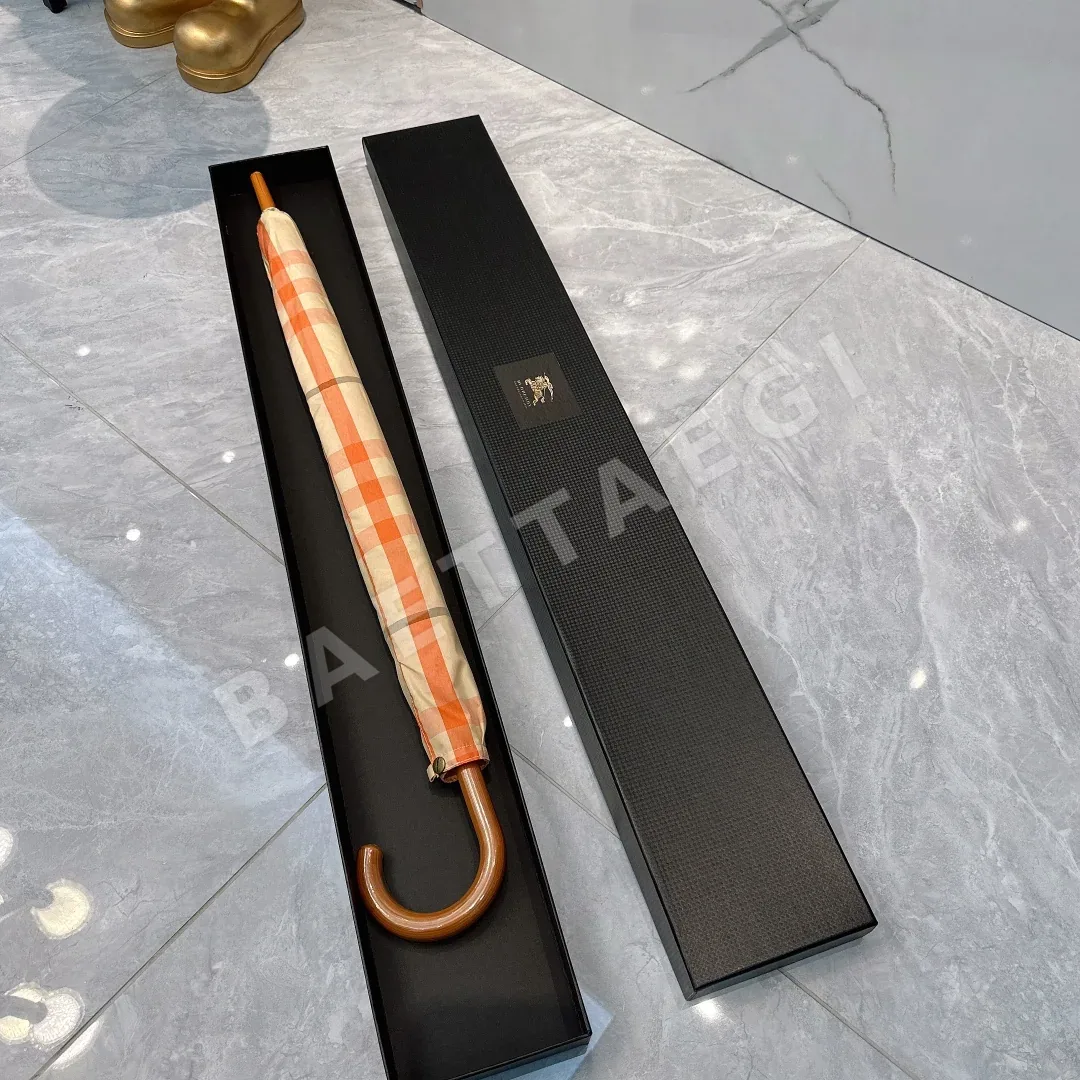 버버리 체크 트림 롱 우산 85263