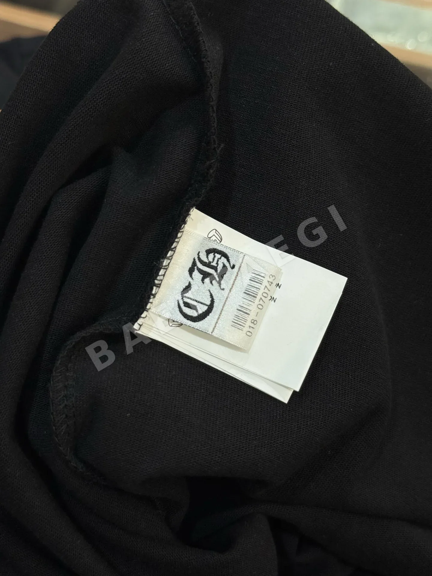 크롬하츠 코믹북 그래피티 산스크리트어 남성 긴팔 티셔츠 상세 이미지 8