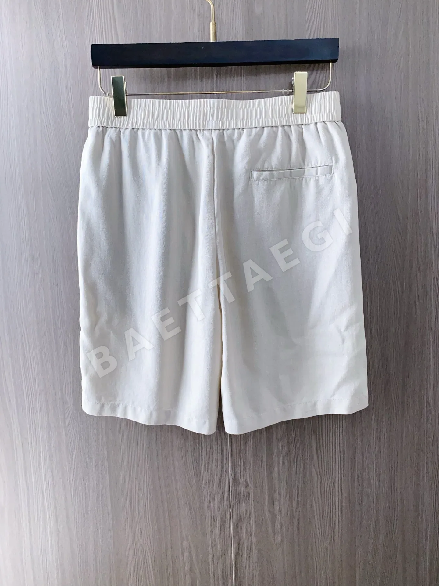 로로피아나 린넨 코튼 자수 남성 반바지 상세 이미지 7