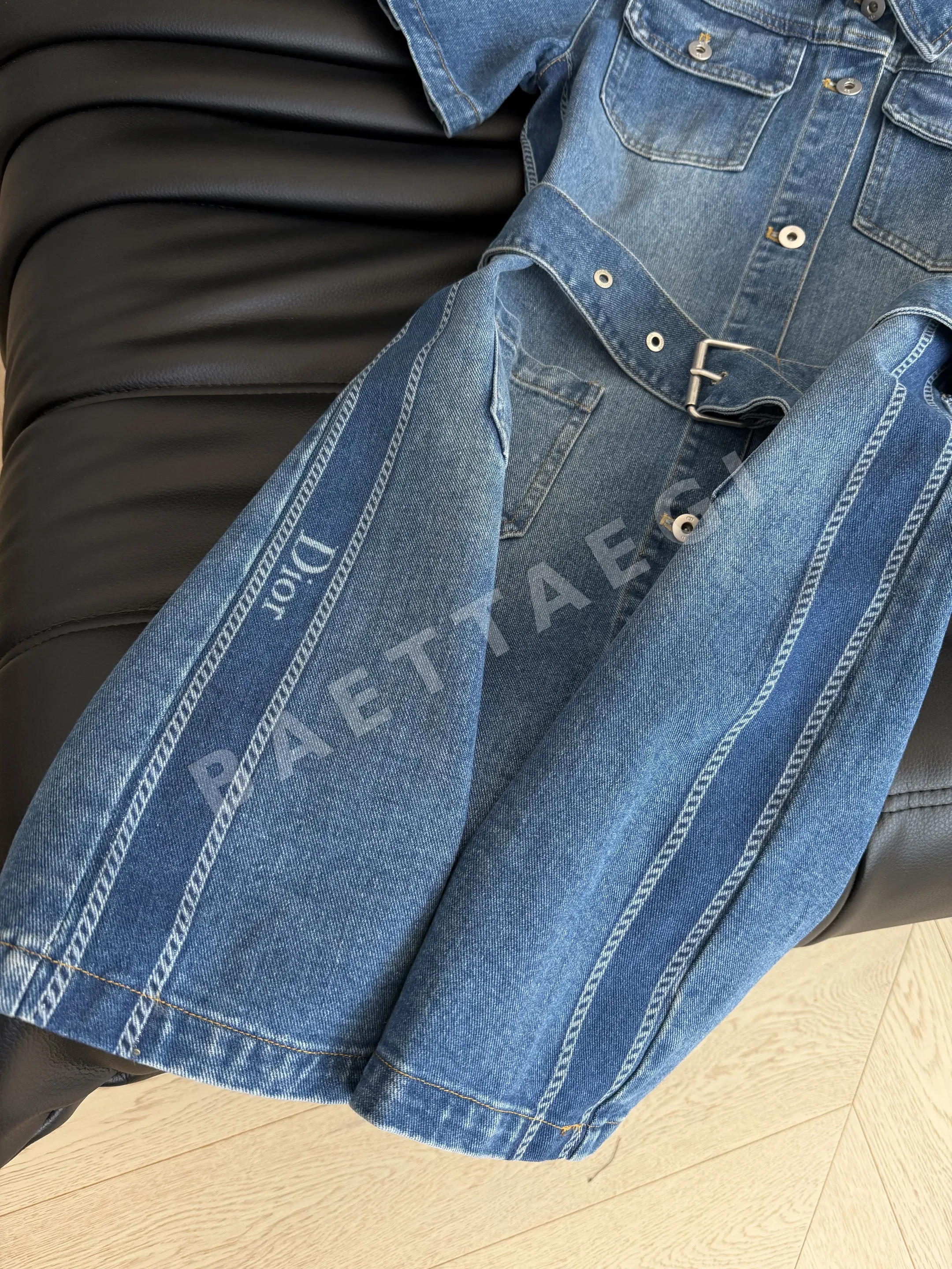 디올 데님 벨트 여성 원피스 상세 이미지 14