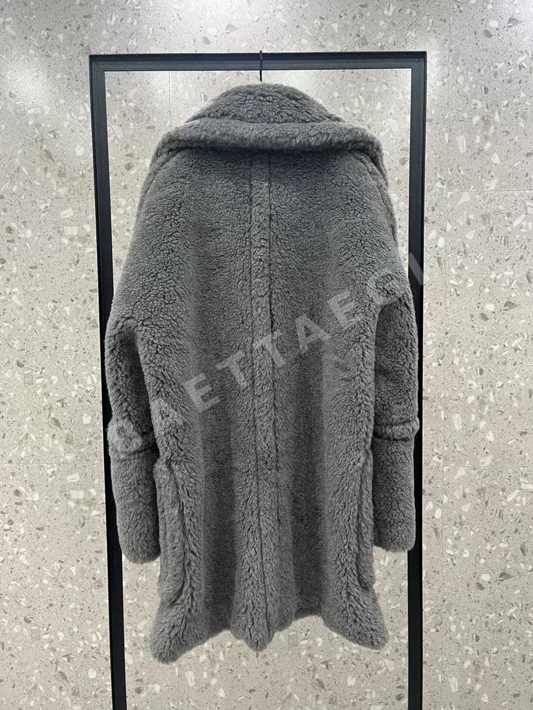 막스마라 알파카 퍼 테디 코트 상세 이미지 2