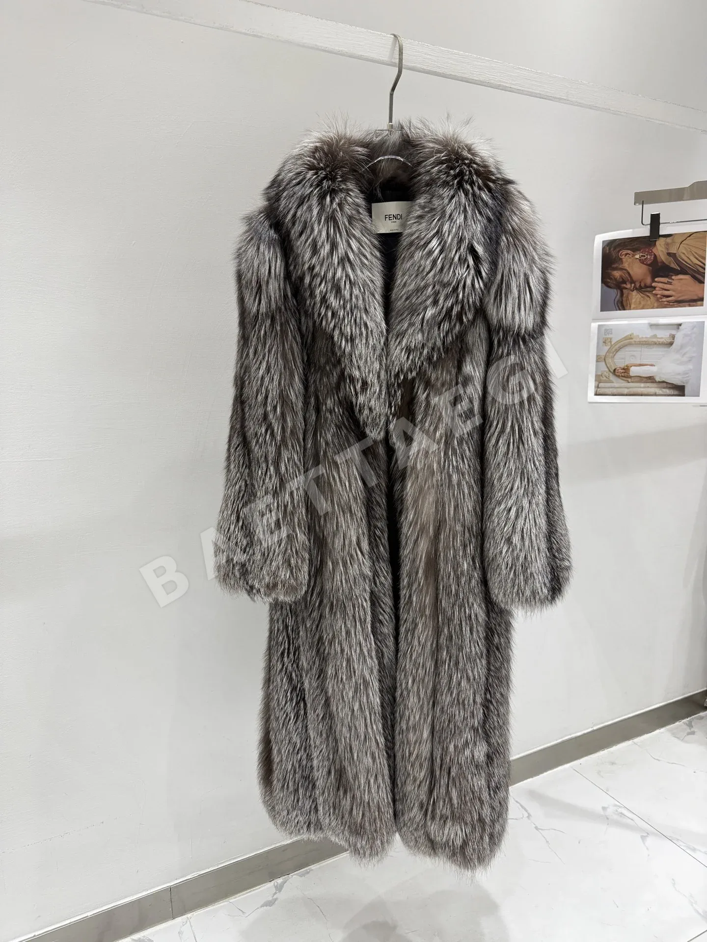 펜디 여우 모피 여성 자켓 206681