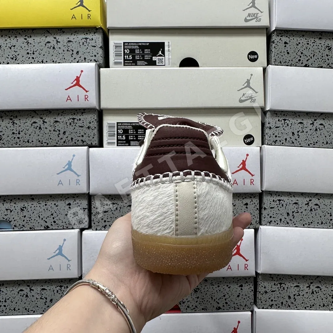 아디다스 [GOD] 삼바 포니 토널 IE0586 200656 Adidas Samba Pony Tonal Wales Bonner Cream 상세 이미지 9